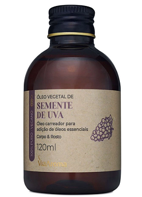 Via Aroma Óleo de Semente de Uva 120ml