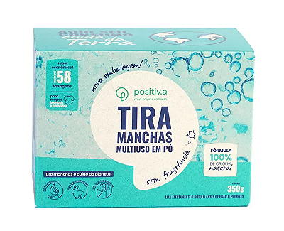 Positiv.a Tira Manchas Multiuso em Pó Sem Fragrância [Embalagem Caixa]