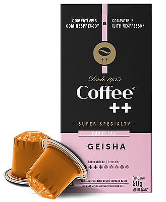 Coffee++ Café Especial Geisha - Cápsula 10un