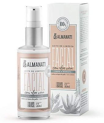 Almanati Leite de Limpeza Facial com Aloe Vera 55ml