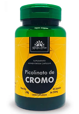 Kampo de Ervas Picolinato de Cromo (250mg) - Suplemento em Cápsulas - 60 caps