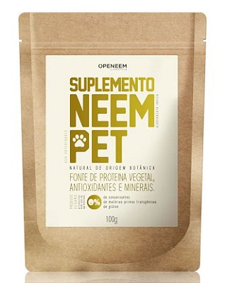 Openeem Suplemento Alimentar Neem Pet 100g