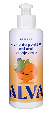 Alva Kids Creme de Pentear Infantil com Laranja Doce 160ml