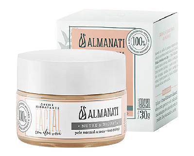 Almanati Creme Hidratante Facial com Aloe Vera 30g