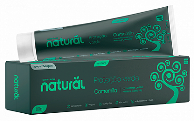 Suavetex Natural Creme Dental com Camomila e Erva Cidreira 80g