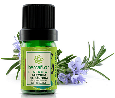 Terra Flor Óleo Essencial de Alecrim qt Cânfora 5ml