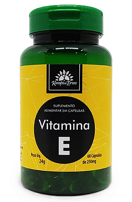 Kampo de Ervas Vitamina E (250mg) - Suplemento em Cápsulas - 60 caps