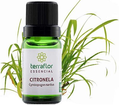 Terra Flor Óleo Essencial de Citronela 10ml