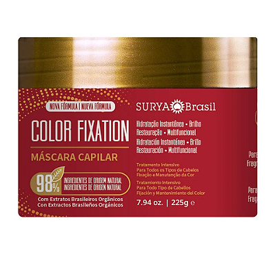 Surya Brasil Color Fixation Máscara Capilar Restauradora 225g