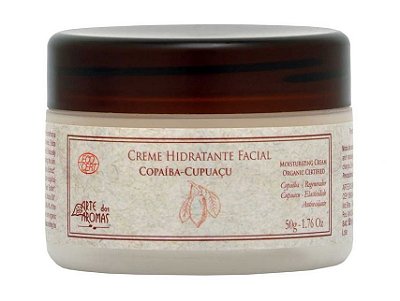 Arte dos Aromas Creme Hidratante Facial Copaíba e Cupuaçu Orgânico 50g