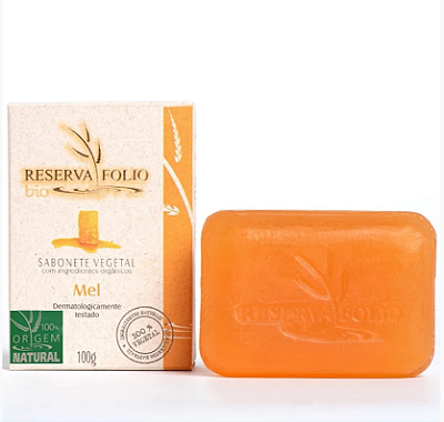 Reserva Folio Sabonete Vegetal Mel 100g