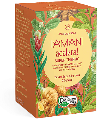 Iamaní Chá Misto Orgânico Acelera! Caixa 15 Sachês