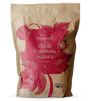 Iamaní Folhas de Framboesa Orgânica Para Infusão 30g