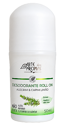 Arte dos Aromas Desodorante Roll-on Alecrim e Capim Limão 50ml