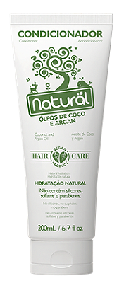 Suavetex Natural Condicionador com Óleos de Coco e Argan 200ml