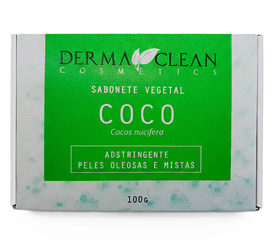 Derma Clean Sabonete Vegetal Coco 100g