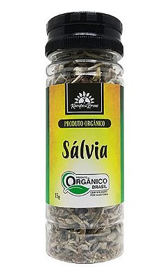 Kampo de Ervas Sálvia Condimento Puro Orgânico 15g