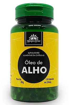 Kampo de Ervas Óleo de Alho (250mg) - Suplemento em Cápsulas - 120 caps