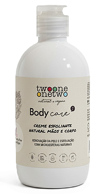Twoone Onetwo Creme Esfoliante Natural Mãos e Corpo 250g