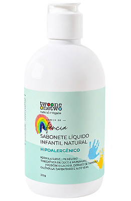 Twoone Onetwo Sabonete Líquido Infantil Hipoalergênico 250g