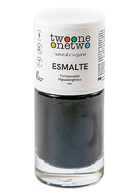 Twoone Onetwo Esmalte Hipoalergênico 1625 Black Onyx 10ml