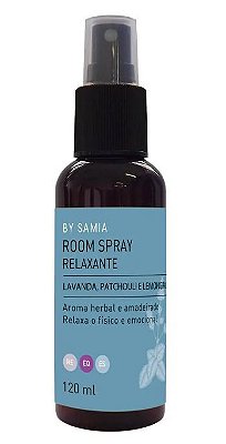 By Samia Relaxante Room Spray com Lavanda, Patchouli e Lemongrass 120ml