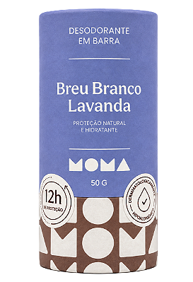 Moma Desodorante em Barra Breu Branco e Lavanda 50g