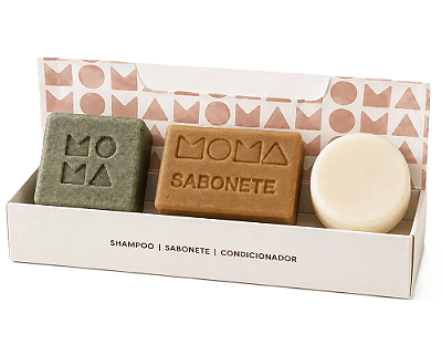 Moma Kit Amenity Miniatura - Shampoo + Condicionador + Sabonete