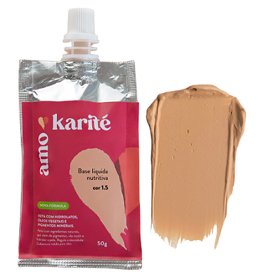 AmoKarité Base Líquida Nutritiva - Cor AK 1.5 - 50g