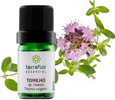 Terra Flor Óleo Essencial de Tomilho QT Linalol 5ml