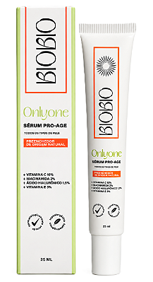 BioBio Sérum Facial Pro-Age Onlyone Vitamina C e Niacinamida 25ml
