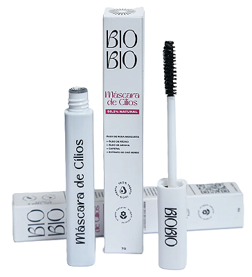 BioBio Máscara de Cílios com Óleo de Rícino - Cor Preta 8g