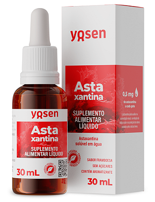 Yosen Astaxantina Ydrosolv em Gotas 30ml