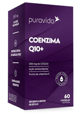 Puravida Coenzima Q10+ / Suplemento em Cápsulas - 60 caps
