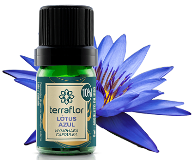Terra Flor Óleo Absoluto de Lótus Azul Diluído 10% 5ml