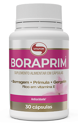 Vitafor Boraprim em Cápsulas - Óleos de Borragem, Prímula e Gergelim