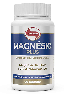 Vitafor Magnésio Plus em Cápsulas Veganas c/ Vitamina B6 - 90 caps