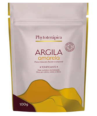 Phytoterápica Argila Amarela em Pó 100g