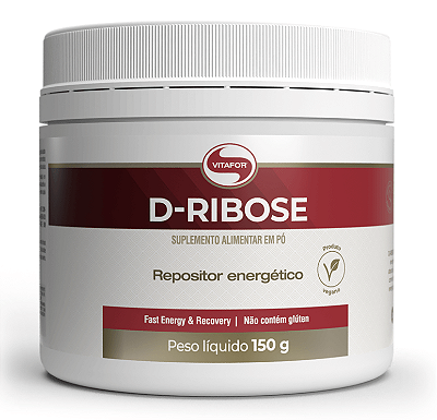 Vitafor D-Ribose em Pó - Repositor Energético 150g