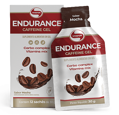 Vitafor Endurance Caffeine em Gel - Carbo Complex Sabor Mocha