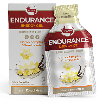 Vitafor Endurance Energy em Gel - Carbo Complex Sabor Baunilha