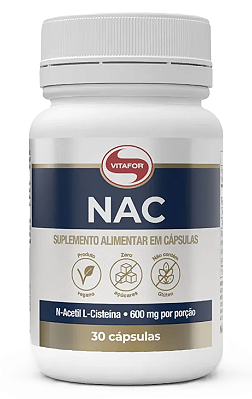 Vitafor NAC em Cápsulas Veganas - N-Acetil L-Cisteína
