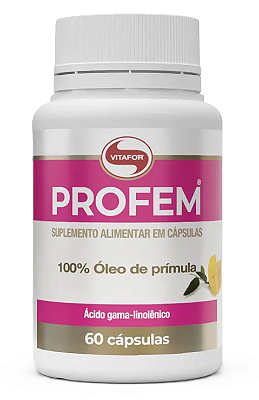 Vitafor Profem em Cápsulas - 100% Óleo de Prímula - 60 caps