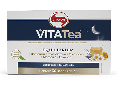 Vitafor Vitatea Equilibrium - Chá Misto Solúvel Caixa 30 Sachês