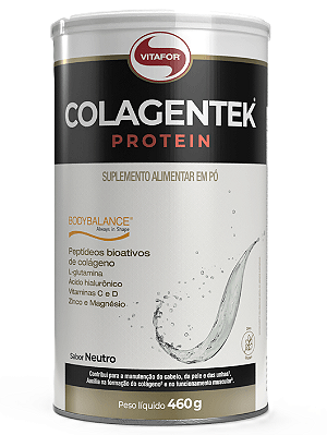 Vitafor Colagentek Protein em Pó - Colágeno Hidrolisado Sabor Neutro 460g