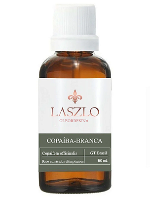 Laszlo Óleo Resina de Copaíba Branca GT Brasil 50ml