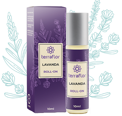 Terra Flor Roll-on Óleo de Lavanda Pronto Para a Pele 10ml