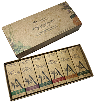 Amantikir KIT c/ 6 Óleos Essenciais Clássicos