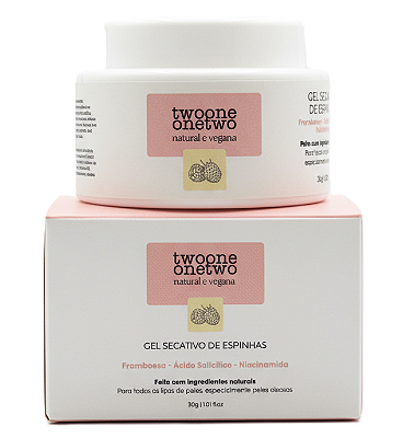 Twoone Onetwo Gel Secativo de Espinhas Peles Oleosas 30g