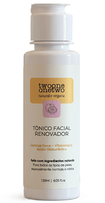 Twoone Onetwo Tônico Facial Renovador Peles Normais a Mistas 120ml